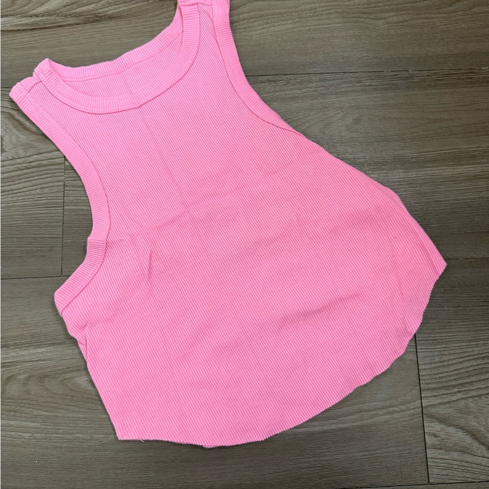 Wild Fable Pink Crop Tank Top